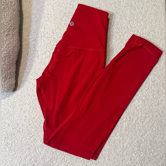 lululemon athletica Red Leggings - Picture 1 of 4